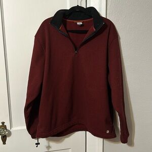 Old Navy Brick red half zip